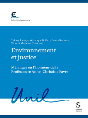 cover image of Environnement et justice